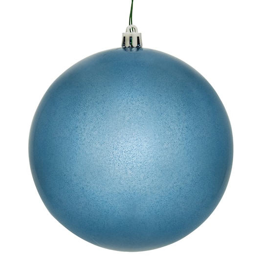 Vickerman 8" Denim Blue Candy Ball Ornament